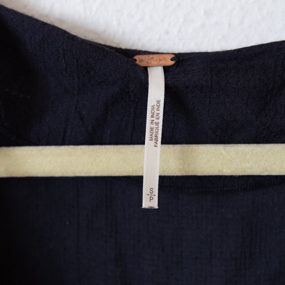 Free People Wild One Embroidered Peasant Dress - Picture 4 of 5